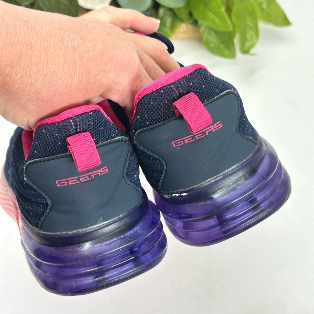 Women's Navy & Pink Athletic Sneakers - Picture 5 of 6
